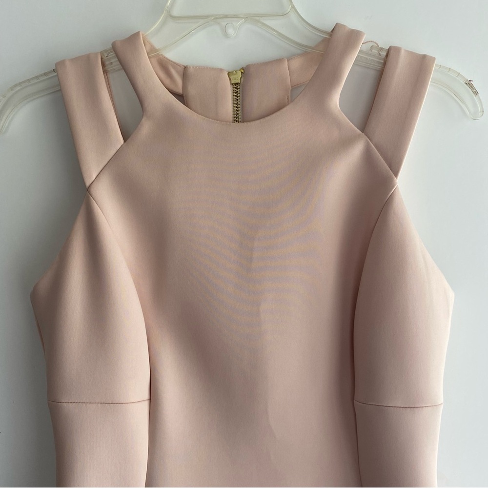 Calvin Klein Pink Halter Sheath Midi Dress NWOT - Picture 6 of 14